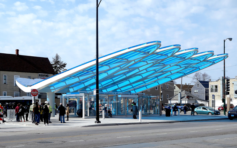 Belmont Blue Line Canopy