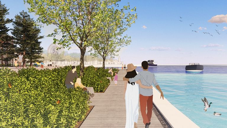 DUSABLE PARK BOARDWALK Low