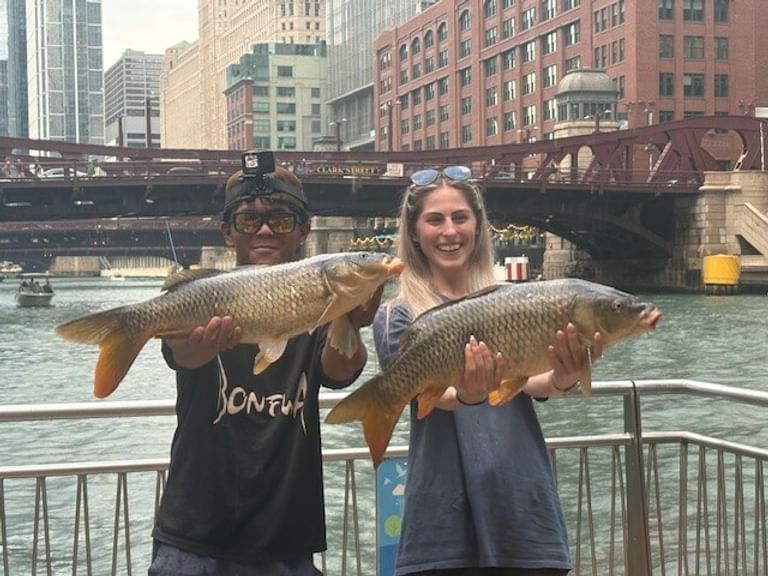 Fishing on the Riverwalk