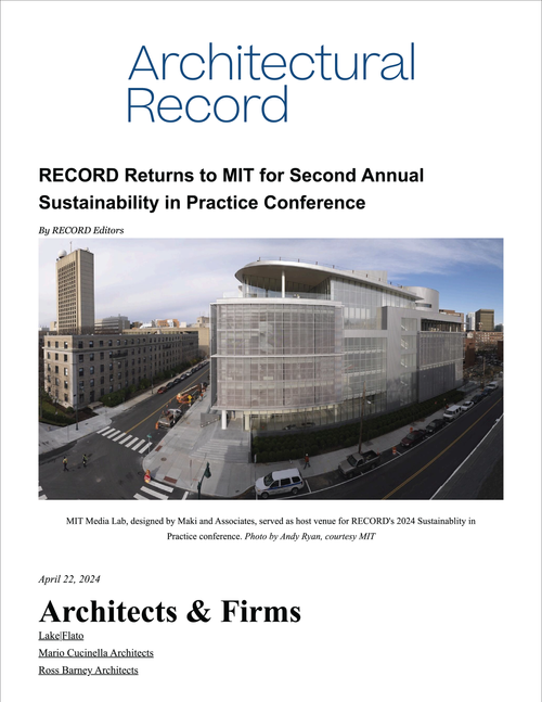4 2024 Arch Record RECORD returs to MIT 01