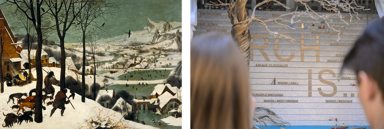 4 2025 Venice Arch Biennale Snow Painting