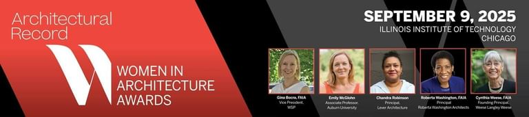 8 2025 Arch Record Women in Arch Awards