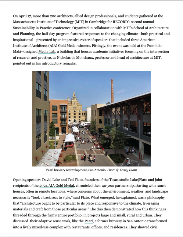 4 2024 Arch Record RECORD returs to MIT Mobile 02