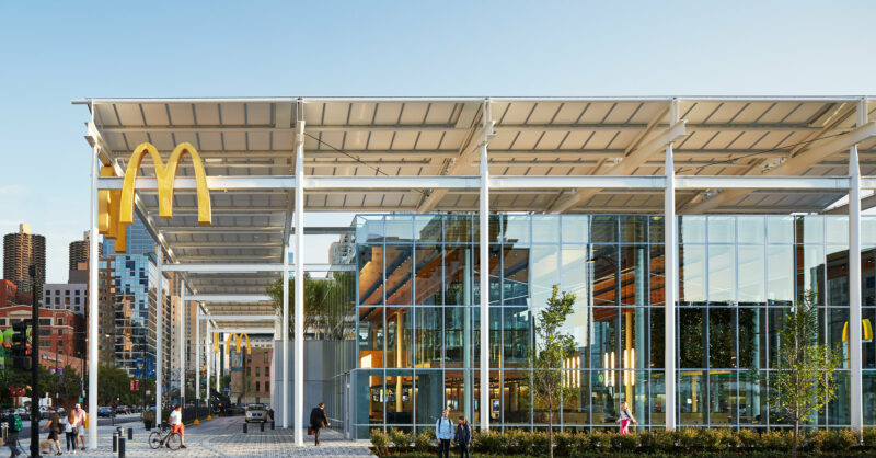 McDonald's Flagship receives LEED Platinum… | Ross Barney Architects